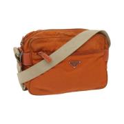 Pre-owned Nylon prada-bags Prada Vintage , Orange , Dames