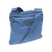 Pre-owned Nylon handbags Prada Vintage , Blue , Dames