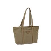 Pre-owned Nylon prada-bags Prada Vintage , Beige , Dames