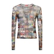 Multicolor T-shirts Polos Aw24 Diesel , Multicolor , Dames