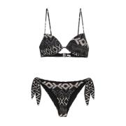 Bikini Push-Up EN Verstelbare Slip Ethos F**k , Black , Dames