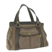 Pre-owned Suede handbags Celine Vintage , Brown , Dames