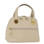 Pre-owned Leather handbags Givenchy Pre-owned , Beige , Dames