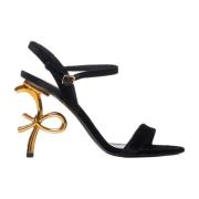 Zwarte Sandalen met Femy 100 Stijl Roberto Festa , Black , Dames