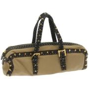 Pre-owned Canvas handbags Fendi Vintage , Beige , Dames