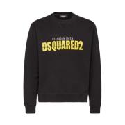 Blauwe Sweaters voor Heren Dsquared2 , Blue , Heren