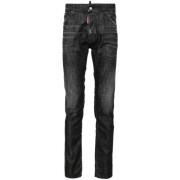 Stijlvolle Broeken voor Mannen Dsquared2 , Black , Heren