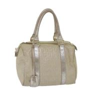 Pre-owned Canvas handbags Fendi Vintage , Gray , Dames