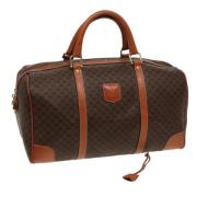 Pre-owned Leather travel-bags Celine Vintage , Brown , Heren