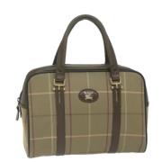 Pre-owned Nylon handbags Burberry Vintage , Brown , Dames