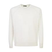 Witte Sweatshirt Aw24 Barba , White , Heren