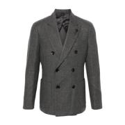 Grijze Outerwear Aw24 Herenmode Lardini , Gray , Heren