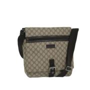 Pre-owned Canvas gucci-bags Gucci Vintage , Beige , Dames