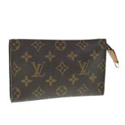 Pre-owned Canvas pouches Louis Vuitton Vintage , Brown , Dames