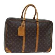 Pre-owned Canvas handbags Louis Vuitton Vintage , Brown , Dames