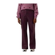 Aubergine Leatherlook Pants Marlee Ydence , Purple , Dames