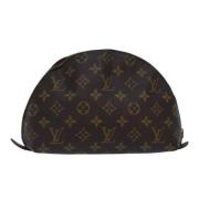 Pre-owned Canvas pouches Louis Vuitton Vintage , Brown , Dames