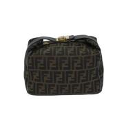 Pre-owned Canvas handbags Fendi Vintage , Brown , Dames