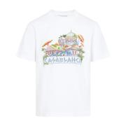 Witte T-shirts Polos voor mannen Casablanca , White , Heren