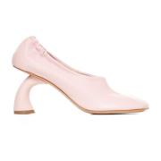 Roze Leren Pumps Hoge Hak Dries Van Noten , Pink , Dames