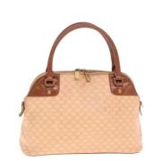 Pre-owned Leather handbags Celine Vintage , Beige , Dames