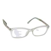 Pre-owned Plastic sunglasses Chanel Vintage , White , Dames