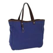 Pre-owned Canvas totes Prada Vintage , Blue , Dames