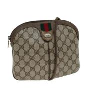 Pre-owned Leather gucci-bags Gucci Vintage , Beige , Dames