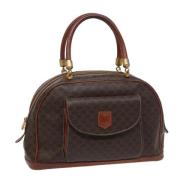 Pre-owned Leather handbags Celine Vintage , Brown , Dames