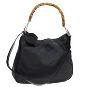 Pre-owned Nylon handbags Gucci Vintage , Gray , Dames