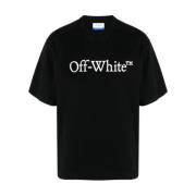 Zwarte T-shirts & Polos Aw24 Off White , Black , Heren