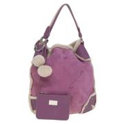 Pre-owned Cotton handbags Bally Pre-owned , Purple , Dames