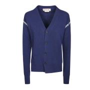 Stijlvolle Cardigan met Stikdetail Marni , Blue , Dames