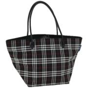 Pre-owned Nylon handbags Burberry Vintage , Black , Dames