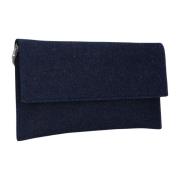 Blauwe Elegante Clutch Notre-v , Blue , Dames