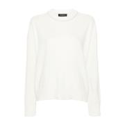 Witte Sweatshirt Aw24 Dameskleding Fabiana Filippi , White , Dames