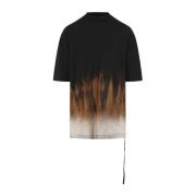 Zwarte T-shirt Aw24 Rick Owens , Multicolor , Heren