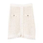 Witte Rokken voor Vrouwen Aw24 Twinset , White , Dames