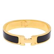 Pre-owned Plastic bracelets Hermès Vintage , Black , Dames