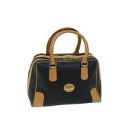 Pre-owned Leather handbags Gucci Vintage , Black , Dames