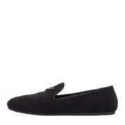 Pre-owned Suede flats Prada Vintage , Black , Dames