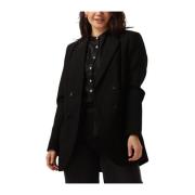 Dubbele Blazer Vola Stijlvol Must-Have Co'Couture , Black , Dames