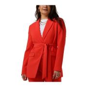 Rode Amilla Vis Blazer Aaiko , Red , Dames