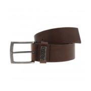 Nexus Leren Riem - Bruin Redskins , Brown , Heren