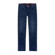 Aanpasbare Initialen Regular Fit Katoenen Jeans Tramarossa , Blue , He...