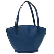 Pre-owned Leather louis-vuitton-bags Louis Vuitton Vintage , Blue , Da...