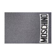 Grijze Sjaal Aw24 Dames Accessoires Moschino , Gray , Dames