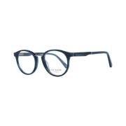 Stijlvolle Ronde Blauwe Optische Frames Ted Baker , Blue , Heren