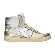 Metallic Vintage High-Top Sneakers Diadora , Multicolor , Dames