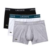 Grijze Katoenen Ondergoed met Elastische Tailleband Lacoste , Gray , H...